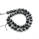 Hawkeye Stone Beaded Round Gemstone Loose Beads for Jewelry Making