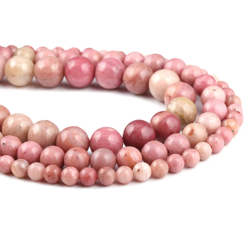 Natural Stone Beading Dialogite Isolation Beads Round Spacer Beads