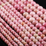 Natural Stone Beading Dialogite Isolation Beads Round Spacer Beads