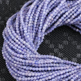 Faceted Tanzanite Gemstone Spacer Beads for Jewelry Making DIY Bracelet