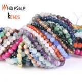 2mm 3mm 4mm Faceted Tourmaline Lapis Lazuli Opal Beads 15''