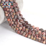 Matte Leopard Skin Jaspers Round Spacer Beads 4-10mm