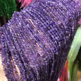Amethyst Natural Stone Beads 4mm for Jewelry Making