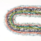 Natural Stone Beads 5-8mm Aquamarine Agate Quartz Chips 33in