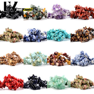 Natural Stone Beads 5mm-8mm Amethysts Turquoises Amazonite Chips Beads