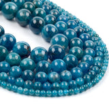 Apatite Gemstone Round Spacer Loose Beads 6-12mm