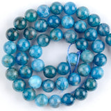 Apatite Gemstone Round Spacer Loose Beads 6-12mm