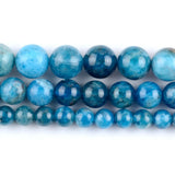 Apatite Gemstone Round Spacer Loose Beads 6-12mm