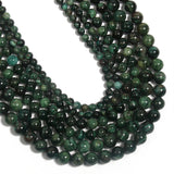 6/8/10mm Green Emerald Loose Beads for Jewelry Making