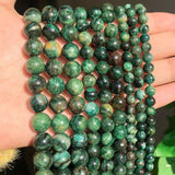 6/8/10mm Green Emerald Loose Beads for Jewelry Making