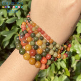 6 8 10mm Multi-Precious Jades Round Beads DIY Jewelry Making 15''
