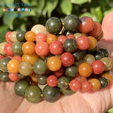 6 8 10mm Multi-Precious Jades Round Beads DIY Jewelry Making 15''