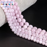 6 8 10mm Faceted Kunzite Jades Round Spacer Loose Beads 15''