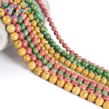 Flower Stone Round Spacer Beads 6 8 10mm for DIY Jewelry Making