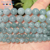 6 8 10mm Green Angelite Jades Round Beads 15''