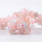 Pink Morganite Natural Stone Beads 6-10mm Round Spacer Loose Beads