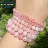 Rose Quartz Natural Stone Beads 6-10mm Round Spacer Loose Beads 15''