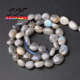 Labradorite Stone Beads 6-8mm Loose Spacer Beads 15in