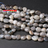 Labradorite Stone Beads 6-8mm Loose Spacer Beads 15in