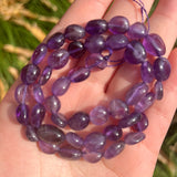 8-10mm Amethyst Purple Crystal Stone Beads for Jewelry Making