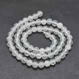 Selenite Beads 8mm10mm 12mm Round Loose Beads 15.7 inch