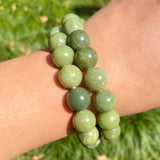 AAA+ Canada Jade Beads 15in 6/8/10/12mm Spacer Beads Diy