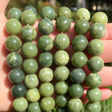 AAA+ Canada Jade Beads 15in 6/8/10/12mm Spacer Beads Diy