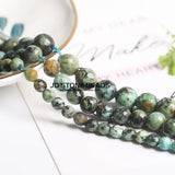 Natural Stone Beads Africa Turquoise Round 4-12mm for Jewelry Making