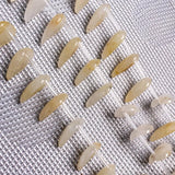 Leaf Shape Natural Stone Beads Agates Mixed Loose Spacer Beaded