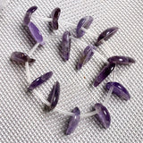 Leaf Shape Natural Stone Beads Agates Mixed Loose Spacer Beaded