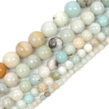 Amazonite Stone Beads for Jewelry Making 4-12 MM