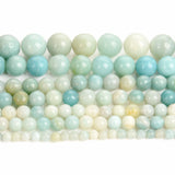 Amazonite Round Stone Beads for Jewelry Making DIY 4/6/8/10/12 MM