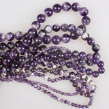 Amethyst Beads Purple Crystal Round Loose Beads 4-14mm