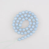 Angelite Gem Stone Anhydrite Round Loose Beads 4-14mm