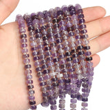 Natural Stone Beads Apatite Lapis Lazuli Quartz Jade Loose Rondelle Disc Beads