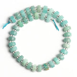 Natural Stone Beads Apatite Lapis Lazuli Quartz Jade Loose Rondelle Disc Beads