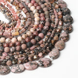 Argentine Rhodochrosite Faceted Round Beads for Jewelry Making
