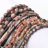 Argentine Rhodochrosite Faceted Round Beads for Jewelry Making