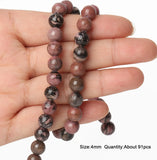 Argentine Rhodochrosite Faceted Round Beads for Jewelry Making