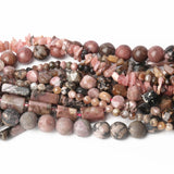 Argentine Rhodochrosite Faceted Round Beads for Jewelry Making