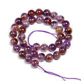 Auralite 23 Ghost Purple Lodolite Quartz Round Beads