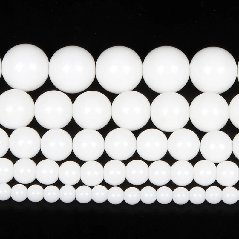 Natural Stone Beads Round Loose Beads for DIY Bracelet 4-12 MM