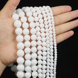 Natural Stone Beads Round Loose Beads for DIY Bracelet 4-12 MM