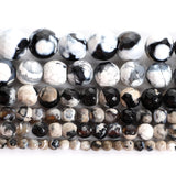 Natural Stone Beads Agat Charm Round Loose Beads Jewelry Making Needlework