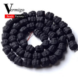 8mm Buddha Head Hematite Beads for Jewelry Making
