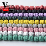 8mm Buddha Head Hematite Beads for Jewelry Making