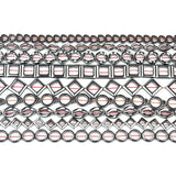 Natural Stone Beads Hematite Square Heart Round Loose Spacer Beads
