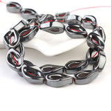 Natural Stone Beads Hematite Square Heart Round Loose Spacer Beads