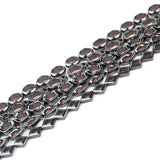 Natural Stone Beads Hematite Square Heart Round Loose Spacer Beads