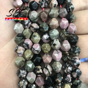 Natural Stone Beads Rhodonite Round Spacer Beads 6-10mm